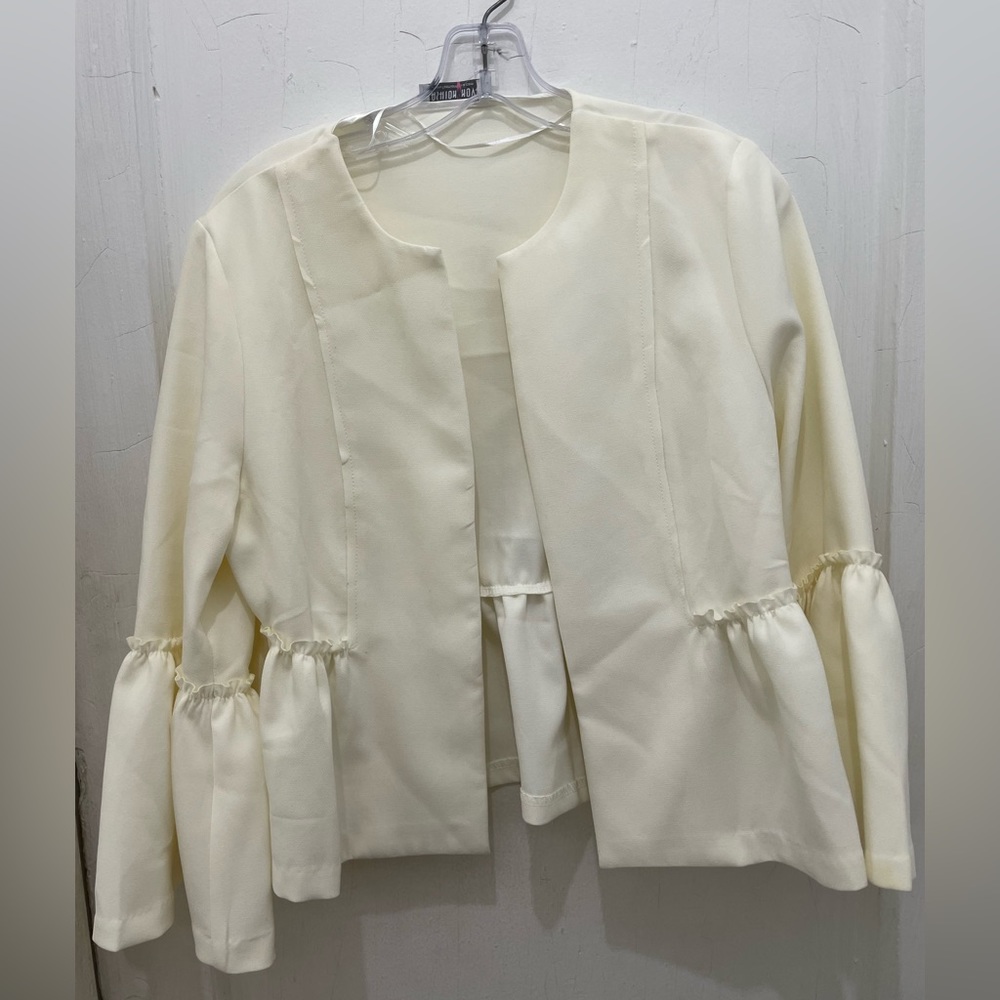 Fashion Nova Open Front Jacket